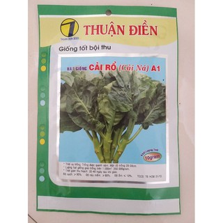 Hạt giống cải rổ (cải Ná) A1 Thuận Điền gói 10 gam