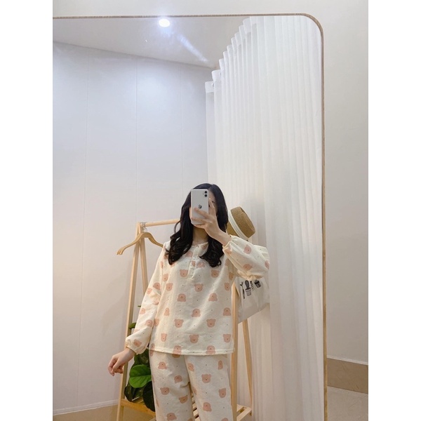 Đồ Ngủ Nữ, Bộ Đồ Ngủ Nữ Phong Cách Hàn Quốc( Hàng Chất Đẹp ) | BigBuy360 - bigbuy360.vn