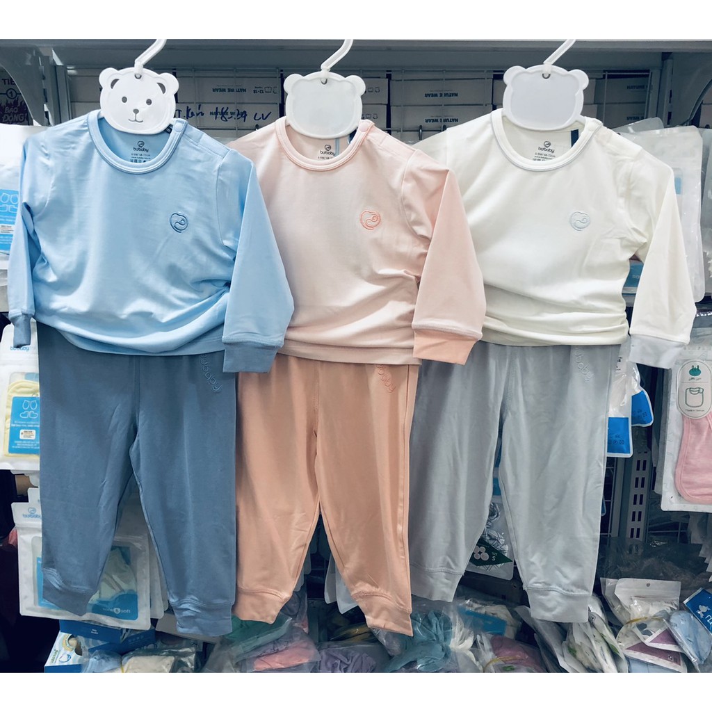 Bubaby - Bộ dài cài vai trơn BB001