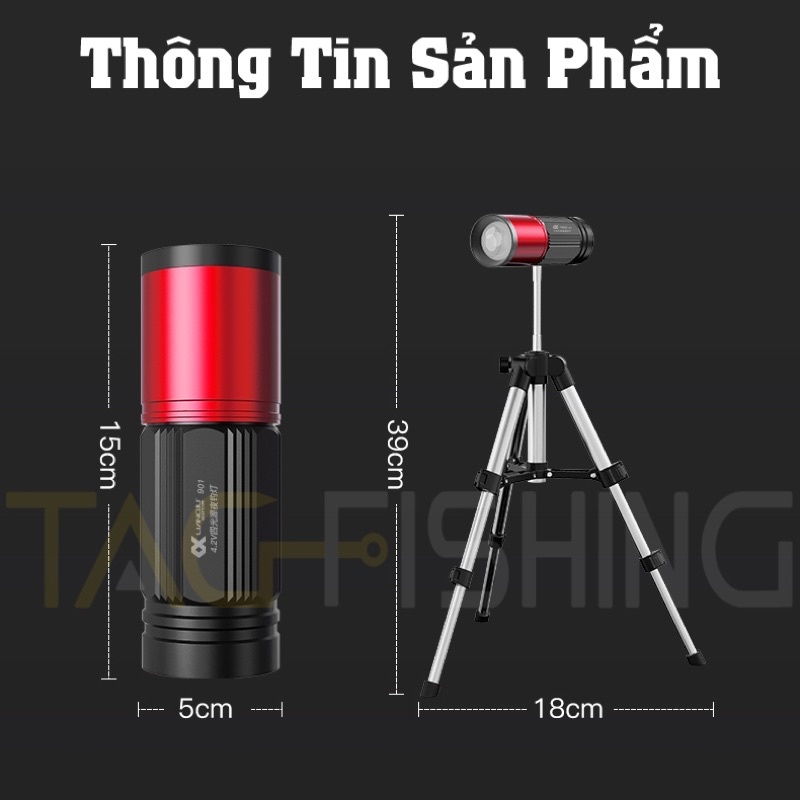 Đèn soi ổ Lianqiu LQ901 4 màu chính hãng, đèn soi phao chất lượng số 1