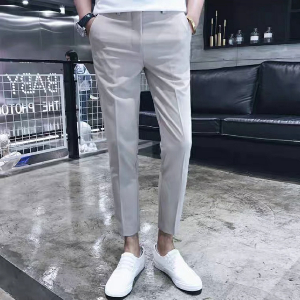 Đủ màu đủ size 28 - 37 Quần tây nam học sinh công sở cao cấp có big size  Quần tây ống côn body co giãn đi học đi chơi