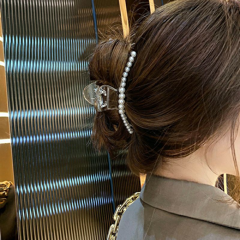 Kẹp càng cua đính hạt châu cao cấp HOTTREND