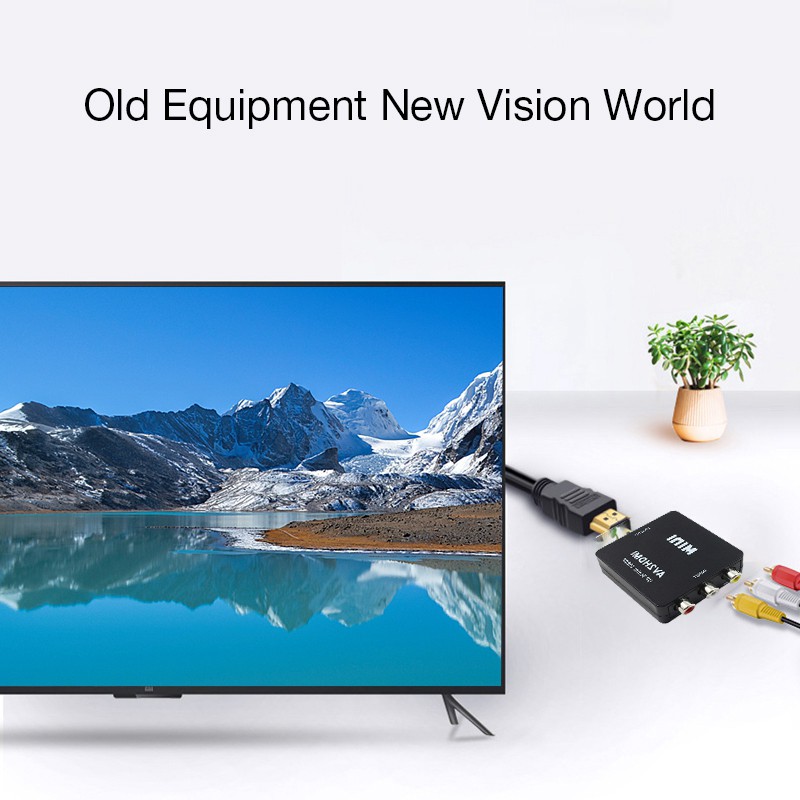 Bộ Chuyển Đổi Av Sang Hdmi Video 1080p Av2Hdmi Hỗ Trợ Ntsc Pal