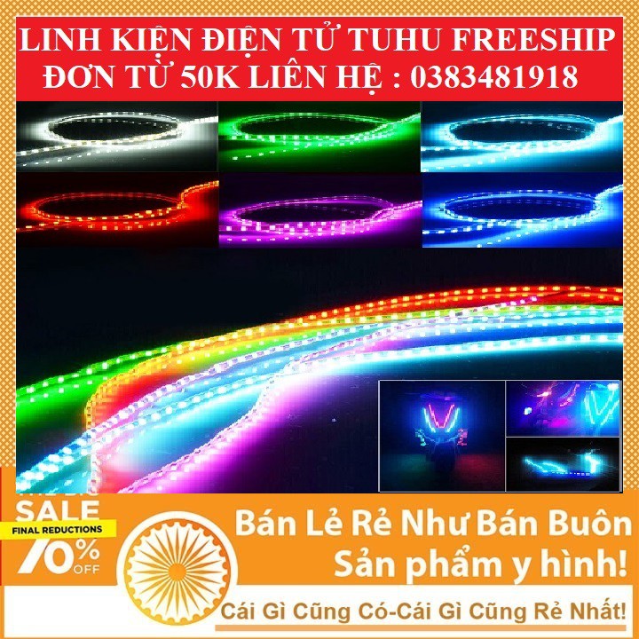 Đèn Led Dây Dán Xe Máy 12V- Nháy Đuổi, Chống Nước linh kiện điện tử tuhu