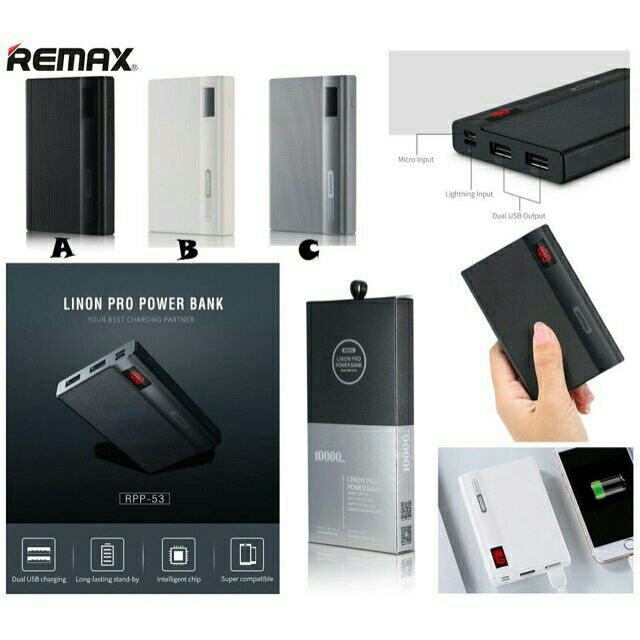 Sạc Dự Phòng REMAX Chính Hãng 10.000 mAh