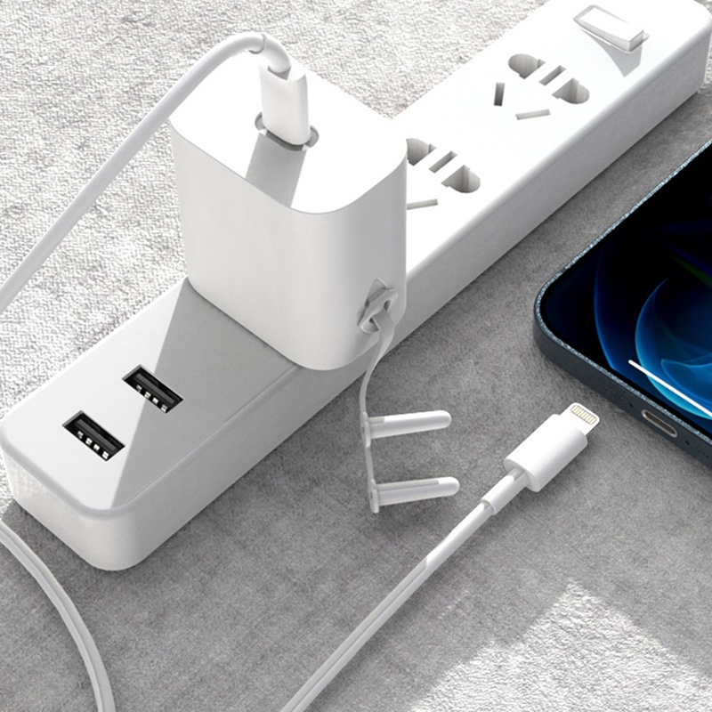 Vỏ Bọc Silicone Mềm Mỏng Bảo Vệ Bộ Sạc Iphone 20W