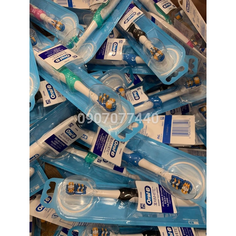 Bàn Chải Đánh Răng Chạy Pin 0ral-B (Người Lớn Và Trẻ Em Trên 3 Tuổi)