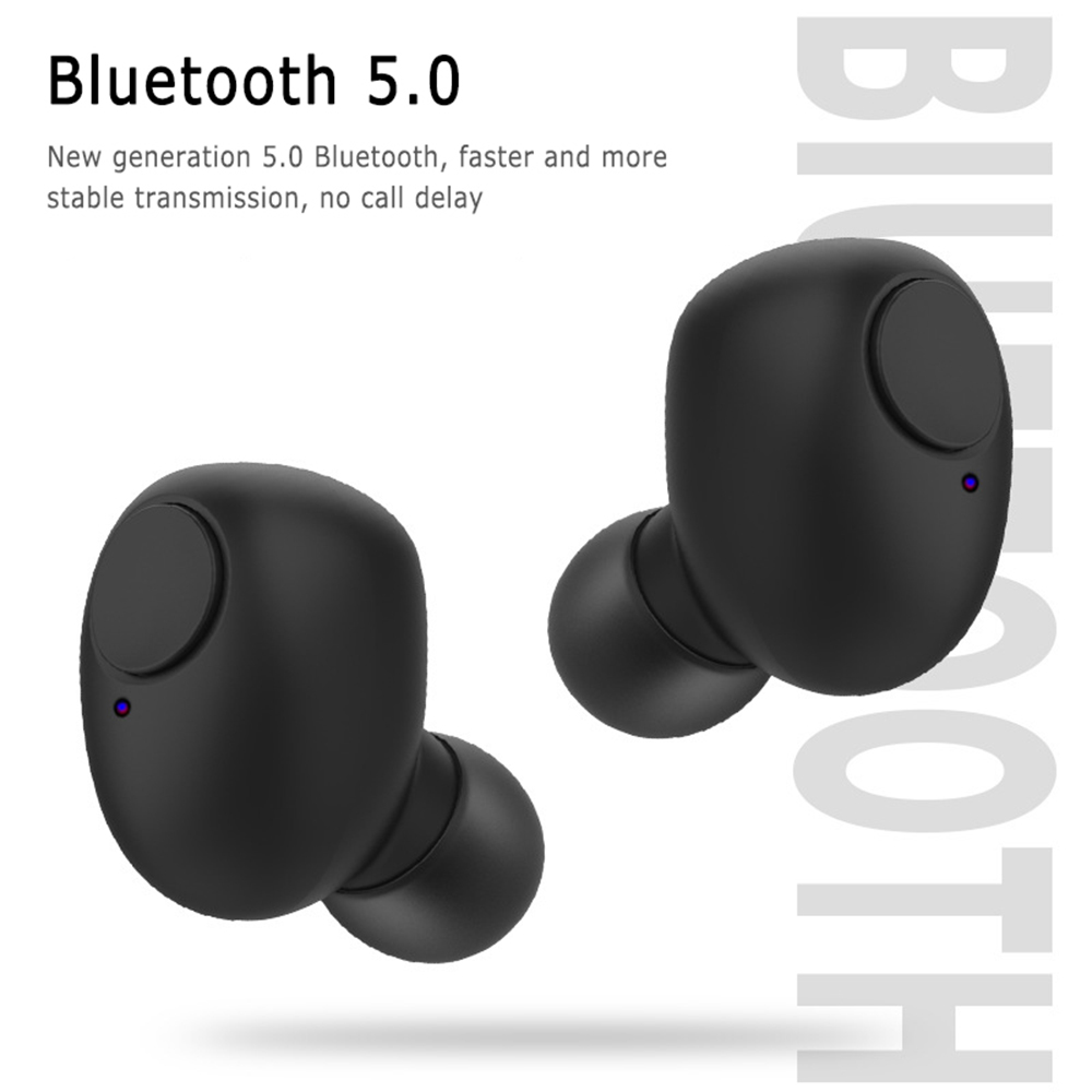 Bộ Tai Nghe Bluetooth 5.0 T12 Tws Có Đèn Led Chuyên Dụng Kèm Phụ Kiện