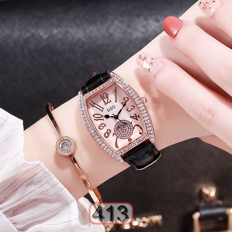 ĐỒNG HỒ NỮ DÂY DA DZG LUCATY 413 SANG CHẢNH CỰC HOT | BigBuy360 - bigbuy360.vn