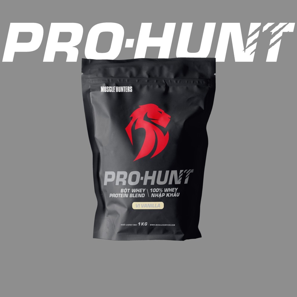 [Mã 158FMCGSALE giảm 7% đơn 500K] PRO-HUNT | MUSCLE HUNTERS' WHEY PROT