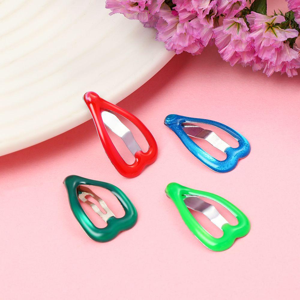 CLEVER Set 5 Kẹp Tóc Hình Trái Tim Cho Búp Bê