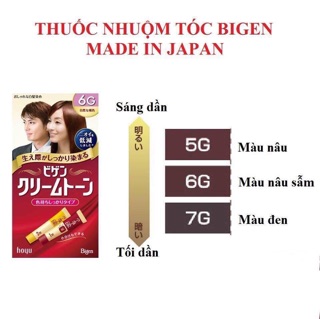 Thuốc nhuộm tóc Bigen Nhật Bản (bill - đủ màu)