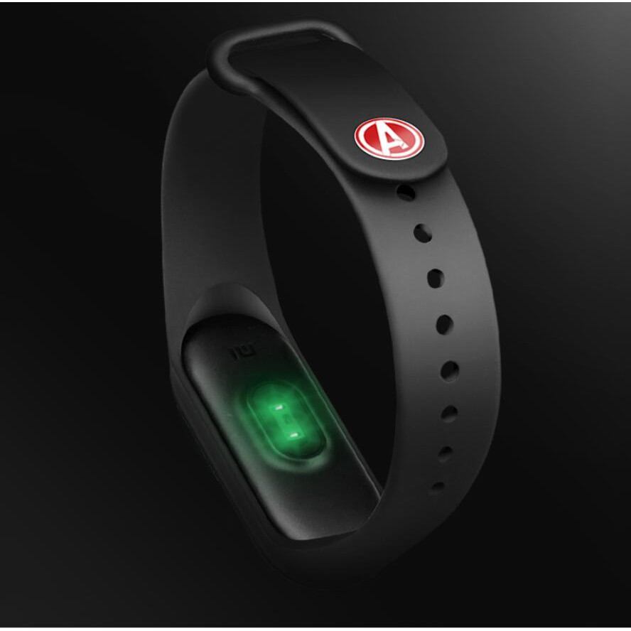 Dây Avengers thay thế Xiaomi miband 3/ miband 4 (Đen Avengers )