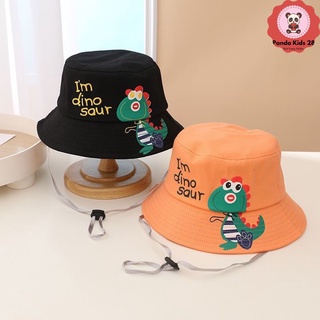 Mũ tai bèo nón vành cho bé trai bé gái hình khủng long dễ thương Pandakids28