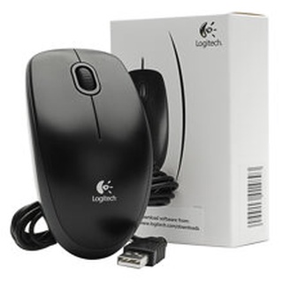 Chuột có dây Logitech B100 màu đen BH 12 Tháng