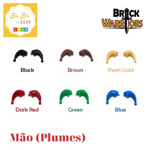 BrickWarriors - Phụ kiện cho nhân vật chú hề