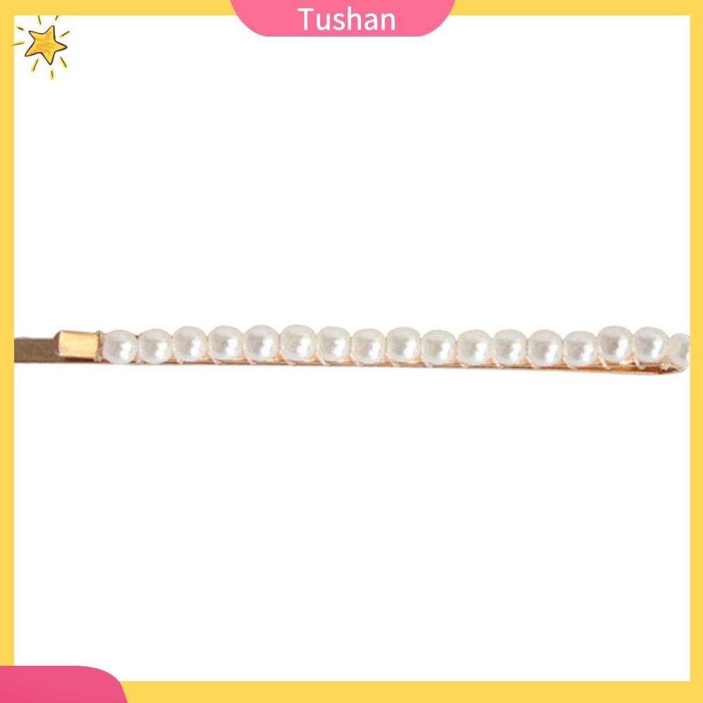 Kẹp tóc đính ngọc trai giả thời trang phù hợp làm quà tặng cho nữ/ bé gái