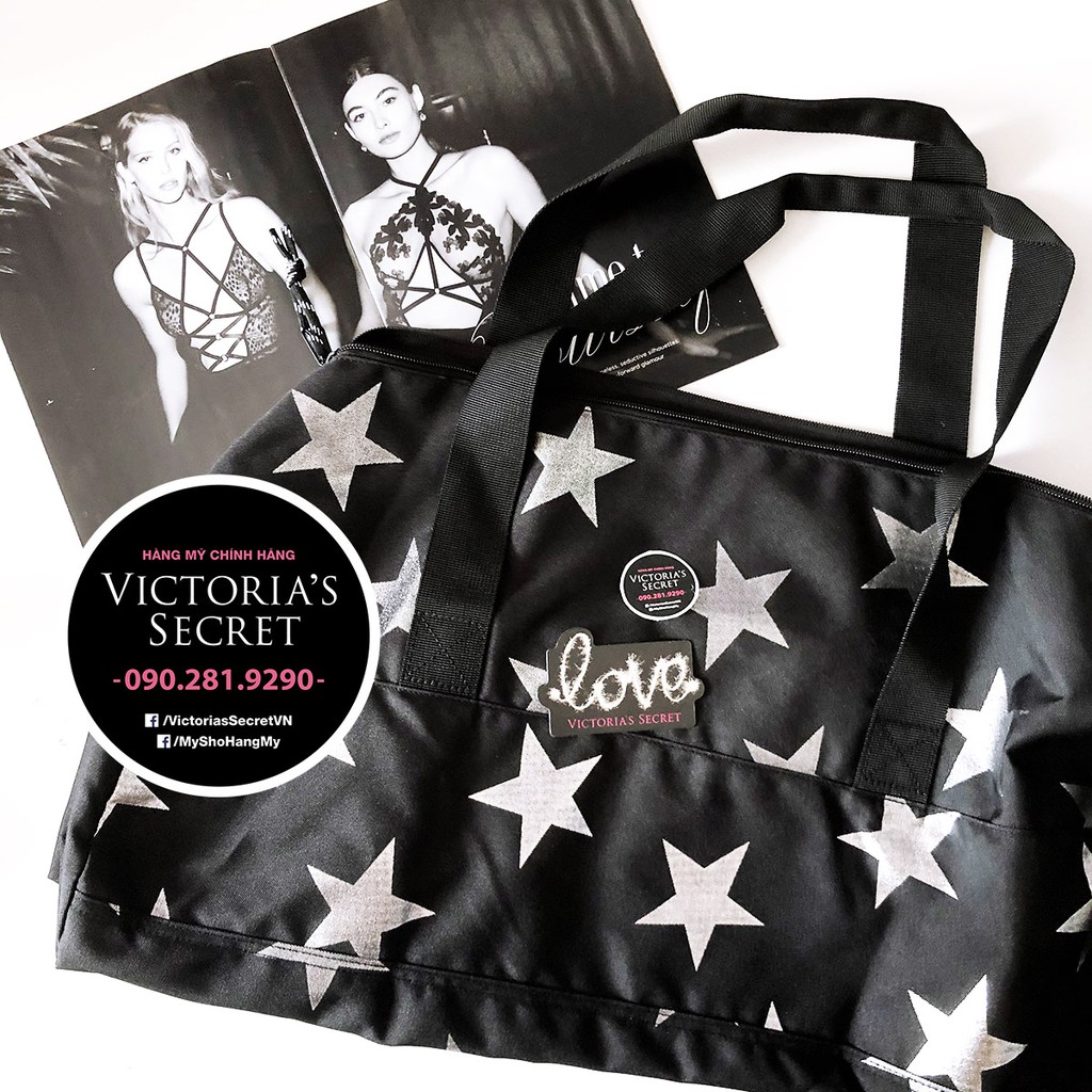 Túi sao bạc cực ngầu, cực xinh - Hàng nhập Victoria's Secret USA