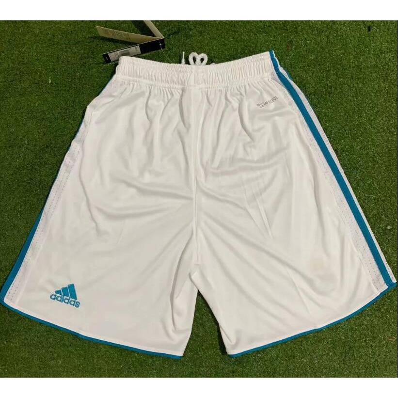 Quần Short Thể Thao Real Madrid Màu Trắng Đen Phong Cách Retro 2010 Size S-XXL