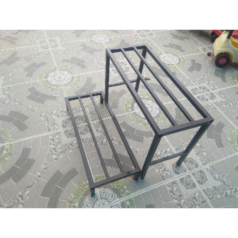 Combo kệ kê chậu trồng rau 1,2,3 tầng