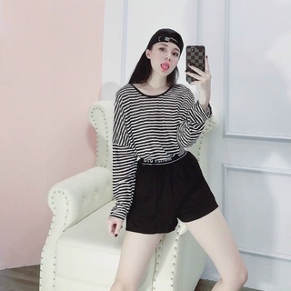 Áo len giấy dài tay form thụng đan lưng