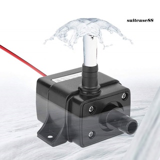 Máy bơm chìm mini 12V 4.2W 240L/giờ chống thấm nước cho bể cá