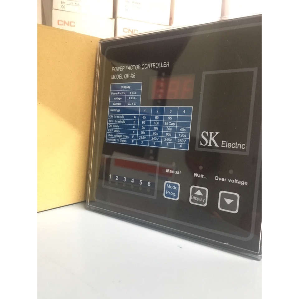 Bộ Điều Khiển Tụ Bù 06 Cấp SK QR-X6