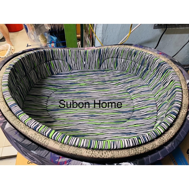Ổ nệm nằm cho chó mèo 🧶 Nệm Oval 1 lớp 🧺🧸