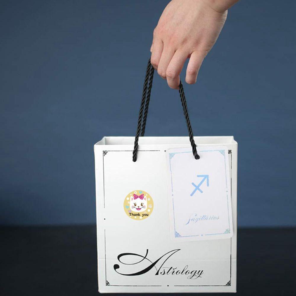 Cuộn 500 Nhãn Dán Dùng Làm Quà Tặng DIY Dễ Thương Cho Bé