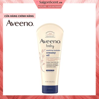Dầu dưỡng dạng kem cho bé Aveeno Baby Creamy Oil Soothing Hydration ( 227g )