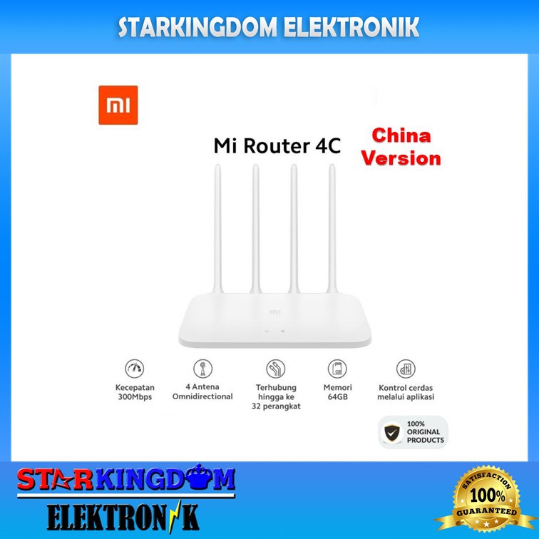 Bộ Khuếch Đại Tín Hiệu Wifi Xiaomi 4C 4 Ăng Ten Phiên Bản Trung Quốc | WebRaoVat - webraovat.net.vn