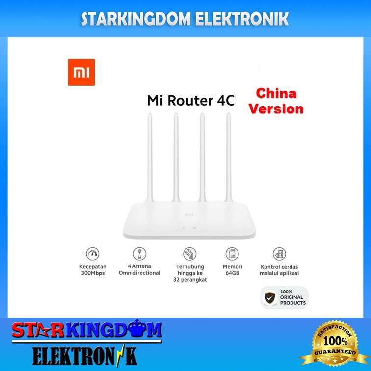 Bộ Khuếch Đại Tín Hiệu Wifi Xiaomi 4C 4 Ăng Ten Phiên Bản Trung Quốc | BigBuy360 - bigbuy360.vn