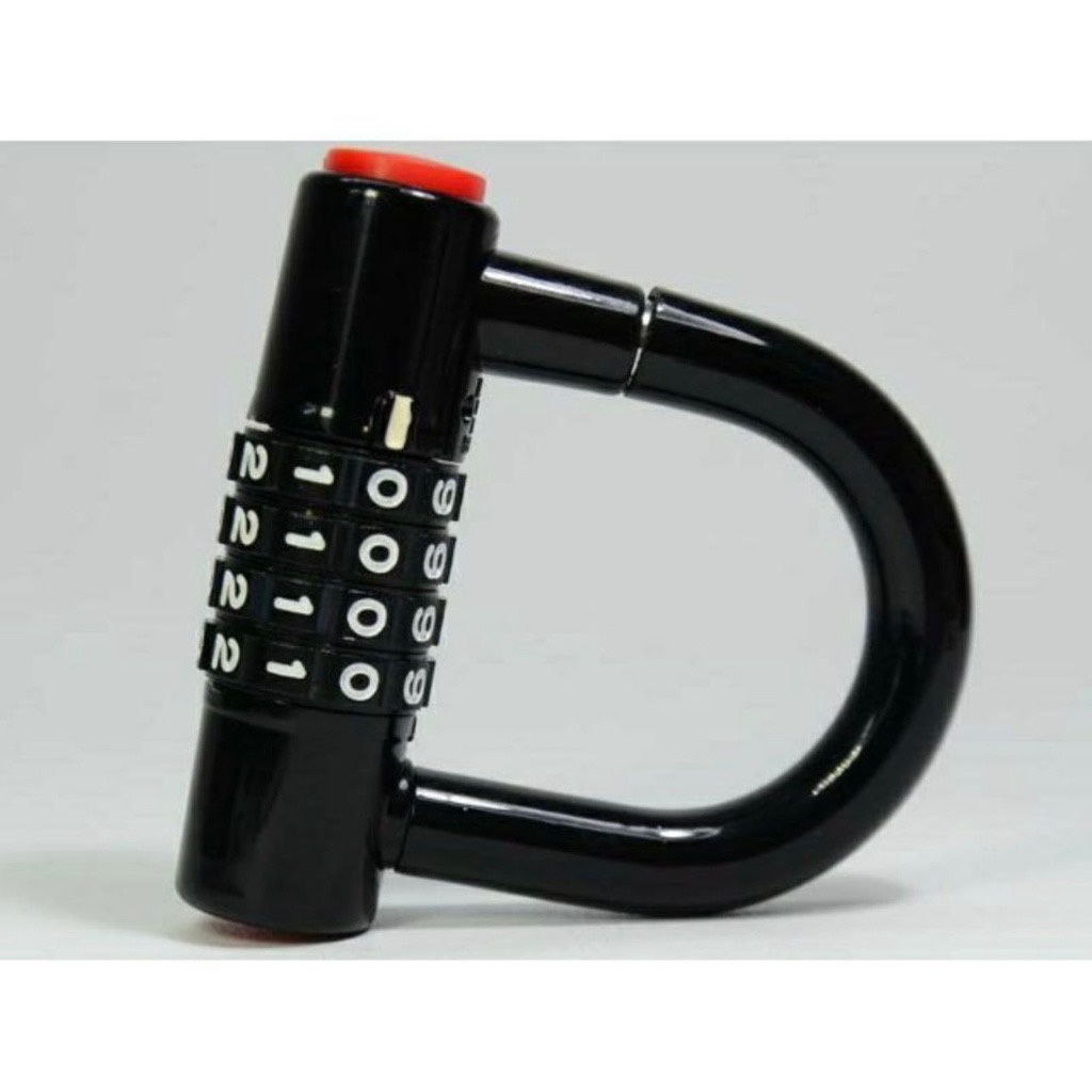 Ổ khoá 4 số, khoá 4 số chữ U an toàn chống trộm, ổ khoá nhà tiện lợi