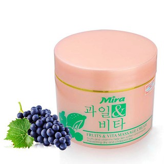 [Hàng công ty] Kem Massage tổng hợp Mira Fruit & Vita Massage Cream 300ml