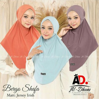Khăn Trùm Đầu HIJAB BERGO SHAFA / HIJAB ORI Bởi AL DHANS / HIJAB