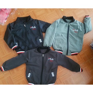 ÁO KHOÁC BOMBER KAKI BÉ TRAI SIZE 10-16KG