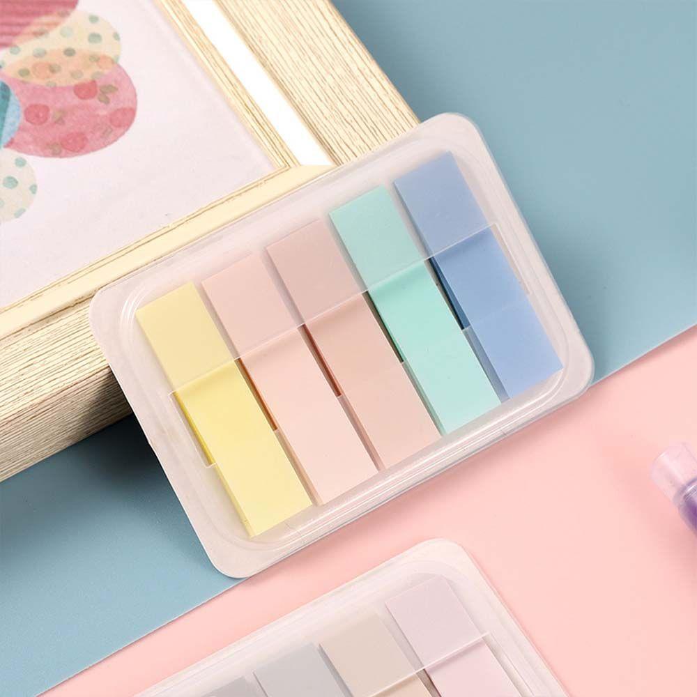 Bộ 100 Tờ Giấy Ghi Chú Đánh Dấu Trang Sách Tiện Dụng Cho Học Sinh / Văn Phòng