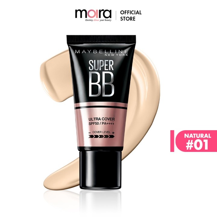 Kem nền Maybelline Pure BB Mineral BB Super Cover 30ml #01 Natural