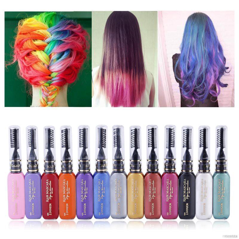 Kem nhuộm tóc tạm thời không độc hại 12 màu tự chọn | BigBuy360 - bigbuy360.vn