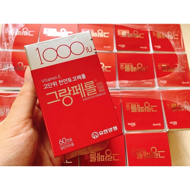 [chính hãng]VITAMIN E HÀN QUỐC 1000IU HỘP 60 VIÊN