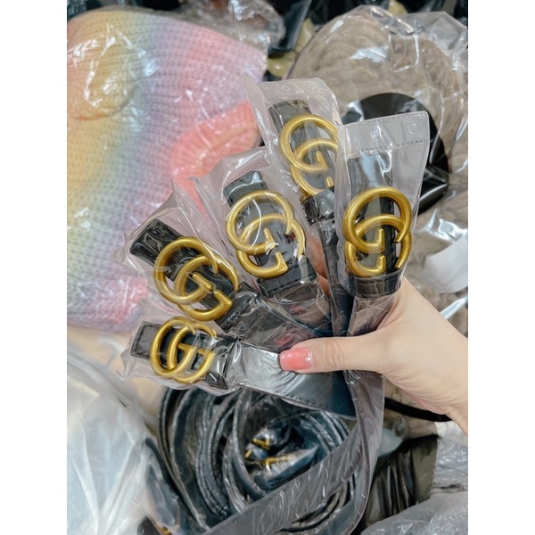 Thắt Lưng Dây Nịt Nữ GC Thời Trang Cao Cấp Chất Da Xịn