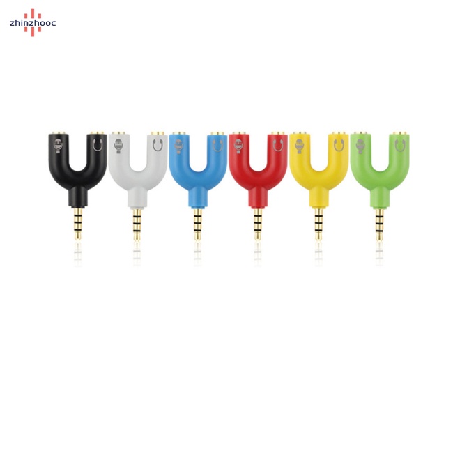 Đầu Chuyển Đổi Âm Thanh 3.5mm 1 Sang 2 Chữ U