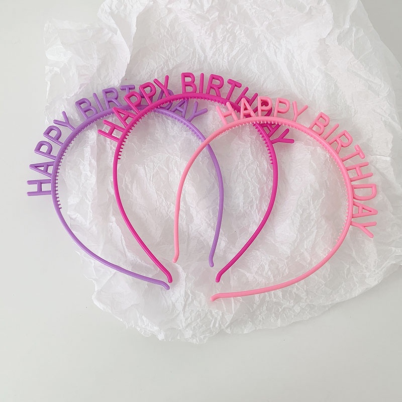 Băng Đô Hình Bánh Kem Sinh Nhật Phong Cách Hàn Quốc