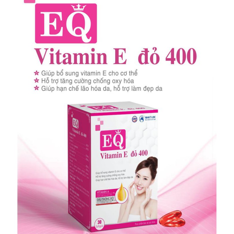 Vitamin E đỏ 400 Dầu thông đỏ