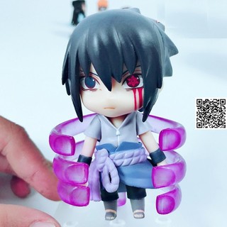 1593 Mô hình Sasuke Chibi loại lớn 10Cm tuyệt chiêu rinnegan SUSANOO Naruto