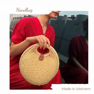 Túi cói thời trang, túi cói đi biển 32*27cm - sale