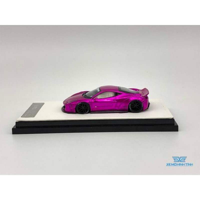 Xe Mô Hình Ferrari 458 LB Limited 499pcs Timothy Pierre và Liberty Walk 1:64 ( Hồng )&lt;br&gt;