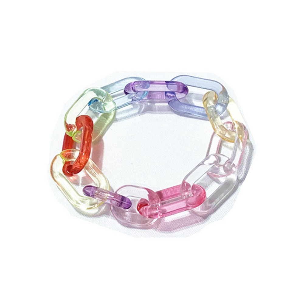 Vòng Tay Handmade Theo Yêu Cầu Móc Xích Nhựa Phong Cách Hàn Quốc
