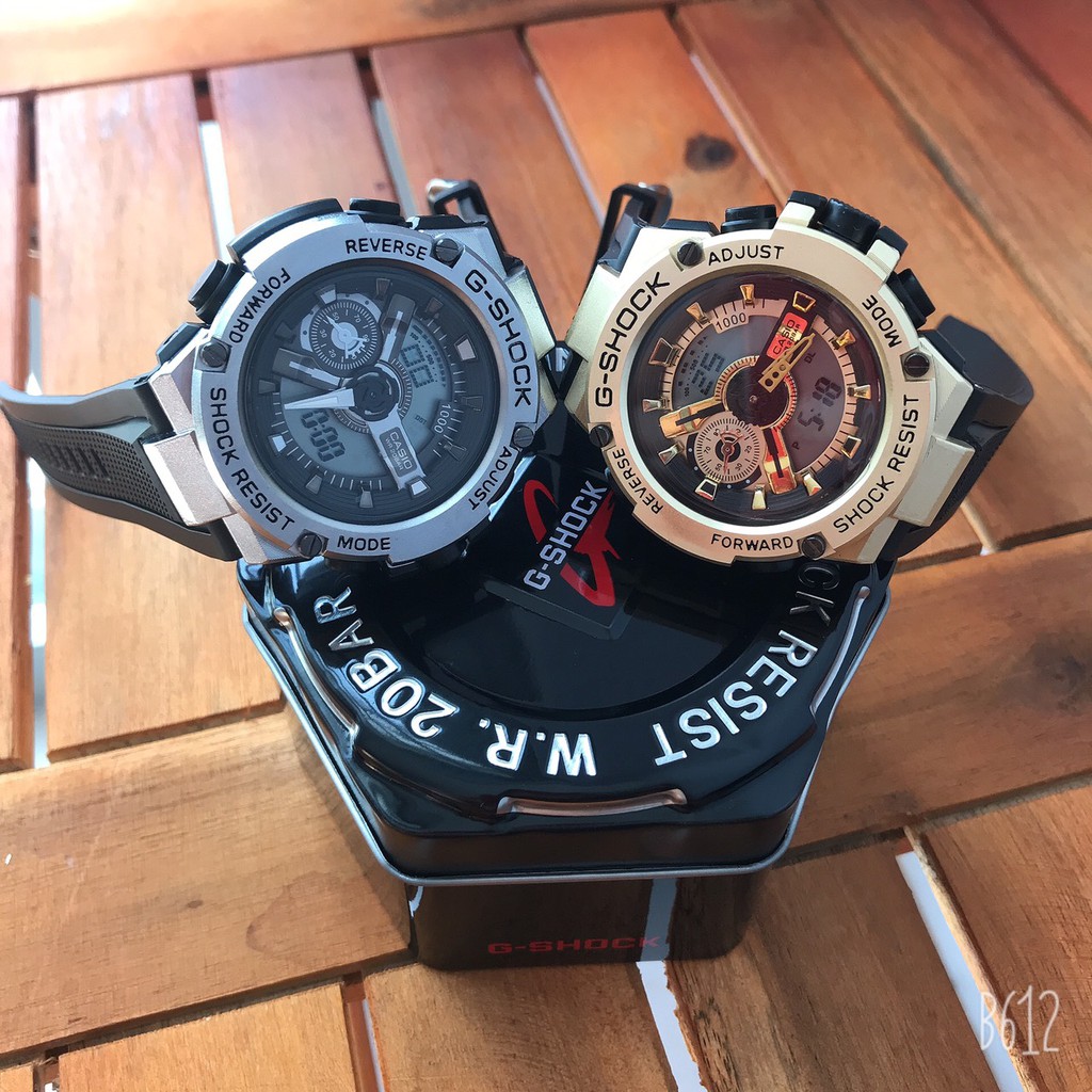 Đồng hồ nam Casio G-shock MTG 400 Original –Chống nước 20Bar Viền Thép không gỉ, Nam tính, 45mm