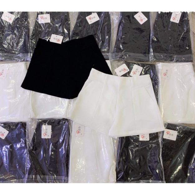 Quần short cạp cao túi vuông